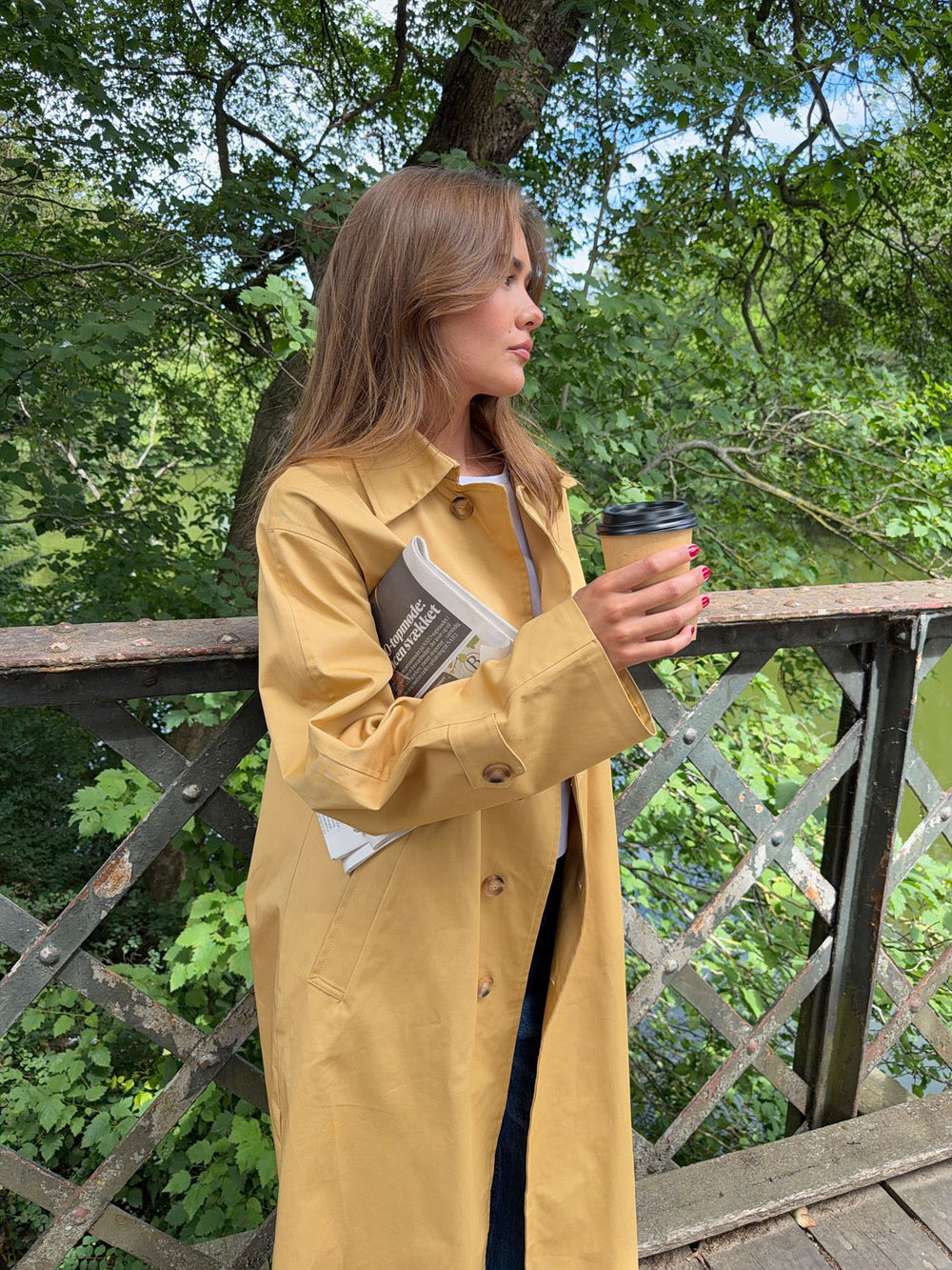 Jujava trenchcoat - Gul