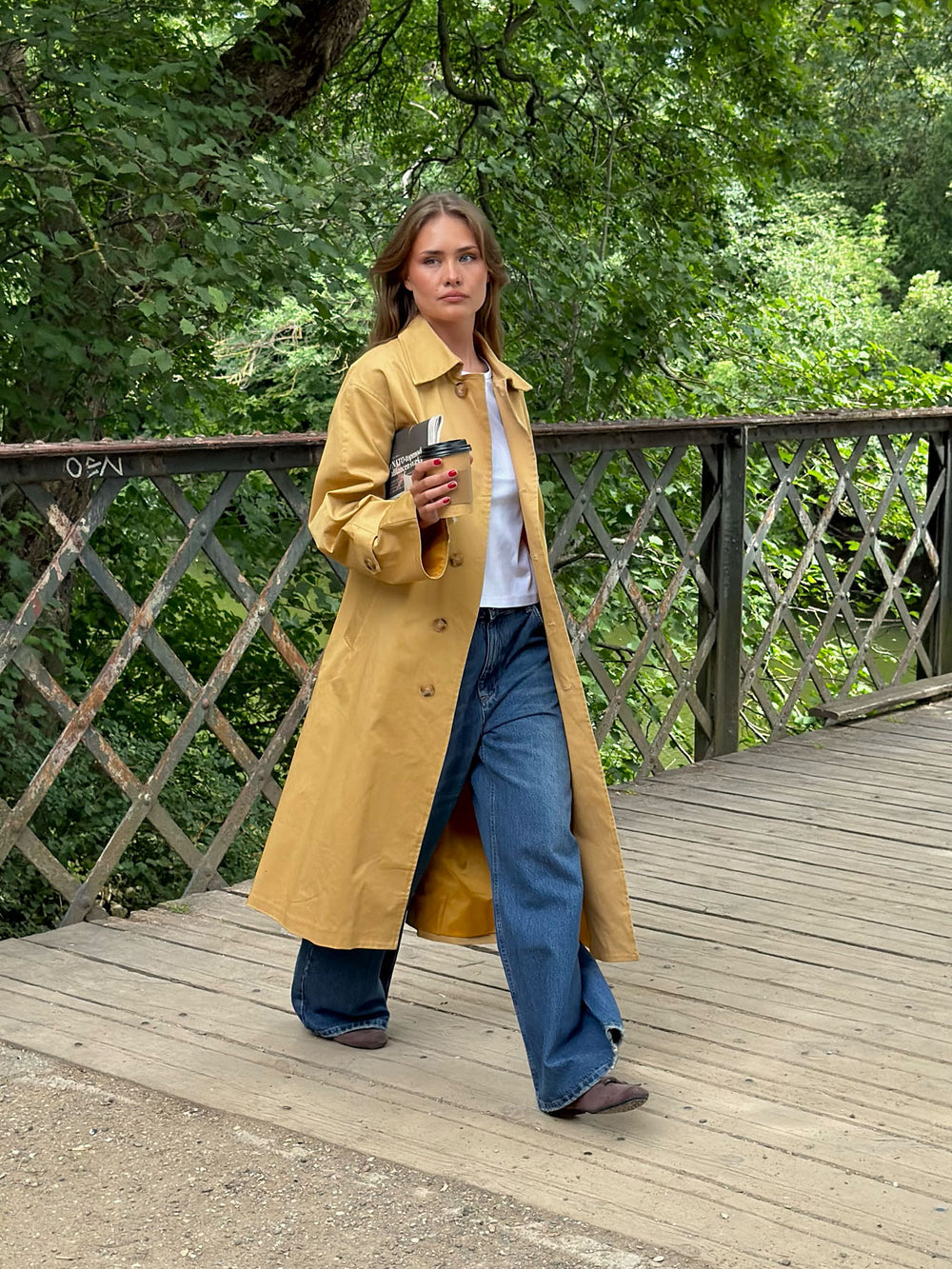 Jujava trenchcoat - Gul