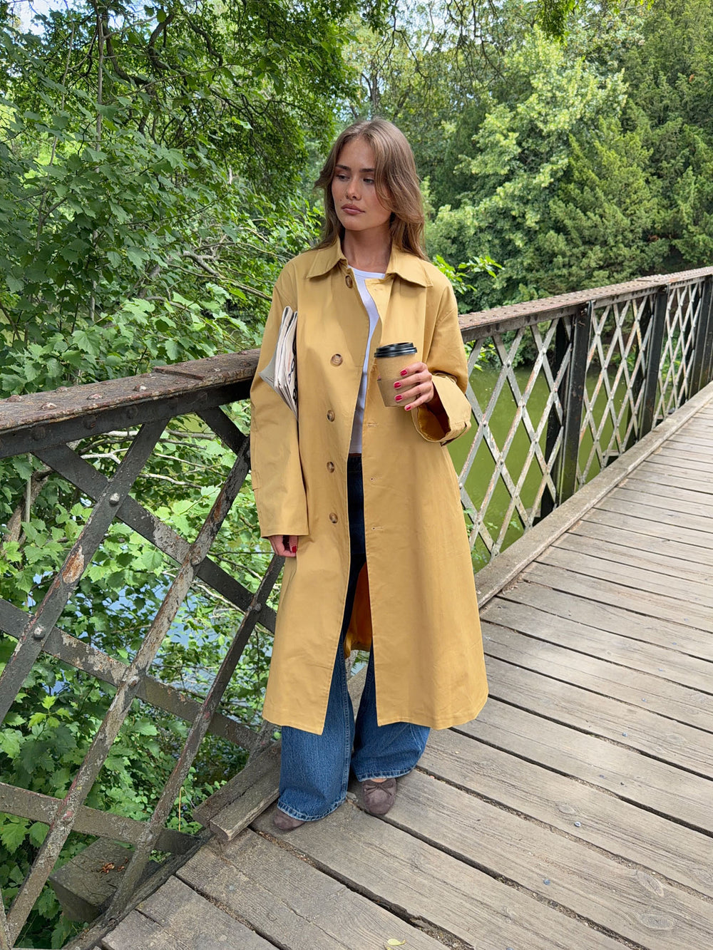 Jujava trenchcoat - Gul