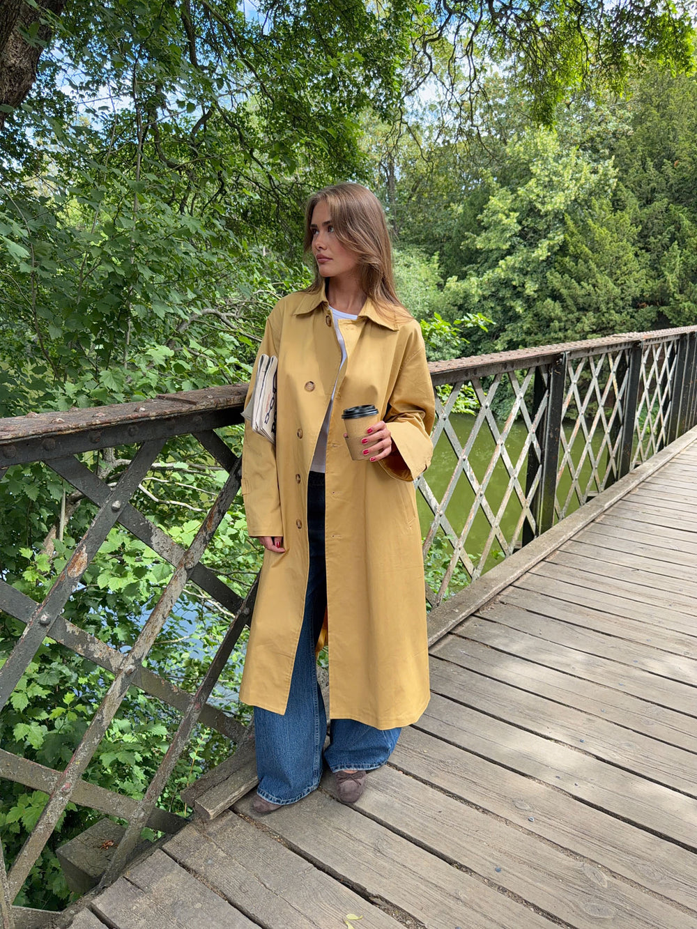 Jujava trenchcoat - Gul