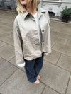 Monica kort trenchcoat - Beige