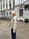 Monica kort trenchcoat - Beige