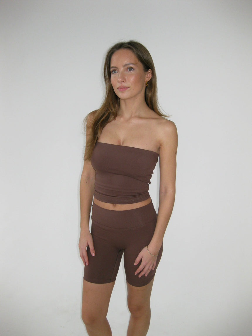 Core tube top - Espresso
