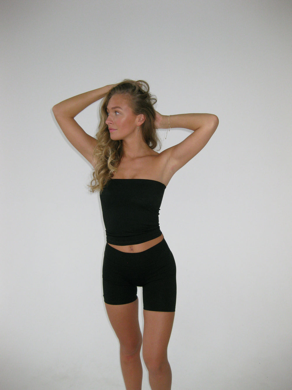 Core tube top - Jet Black