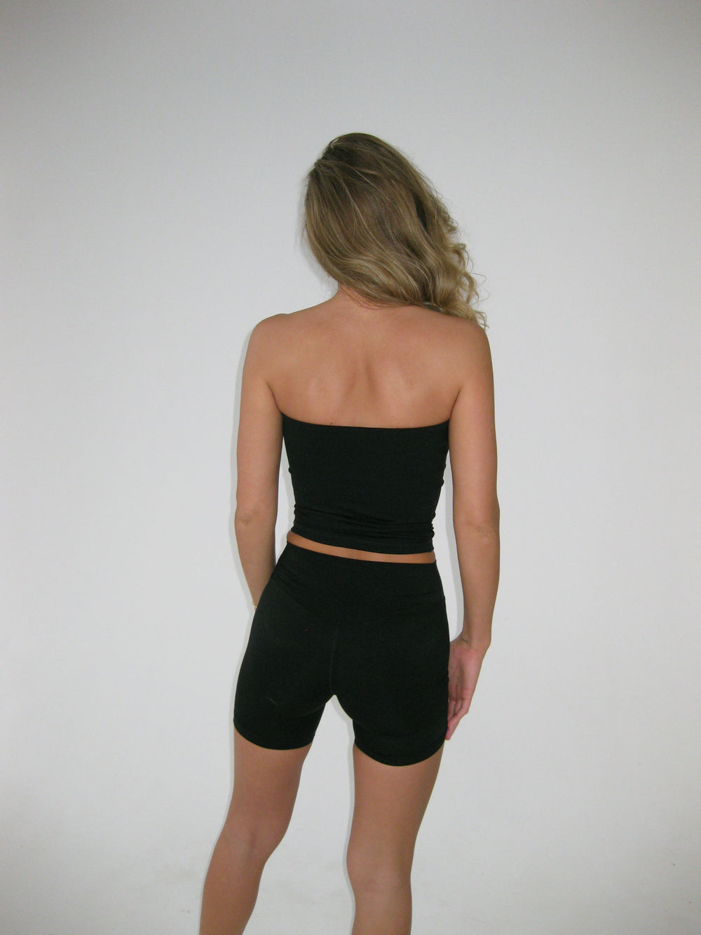 Core tube top - Jet Black