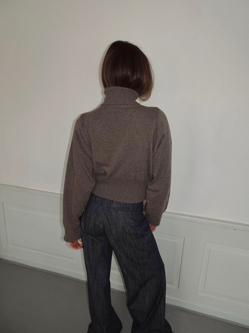 Vivina turtleneck - Brun
