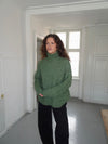 Valdamara striktrøje med turtleneck - Grøn