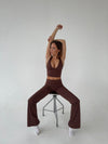 Ultimate v-neck top - Espresso