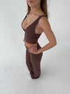 Ultimate v-neck top - Espresso