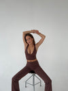 Ultimate v-neck top - Espresso