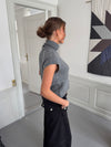 Linua vest med turtleneck - Grå