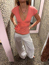Malin Tomkins wraptop - Coral