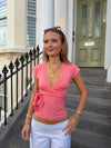 Malin Tomkins wraptop - Coral