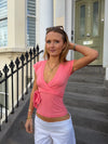 Malin Tomkins wraptop - Coral