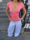 Malin Tomkins wraptop - Coral