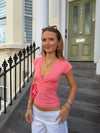 Malin Tomkins wraptop - Coral