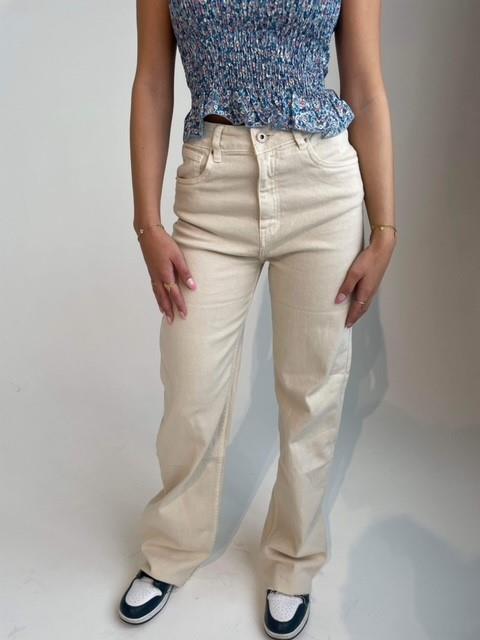 Mirabelle cowboy bukser - off white