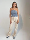 Mirabelle cowboy bukser - off white