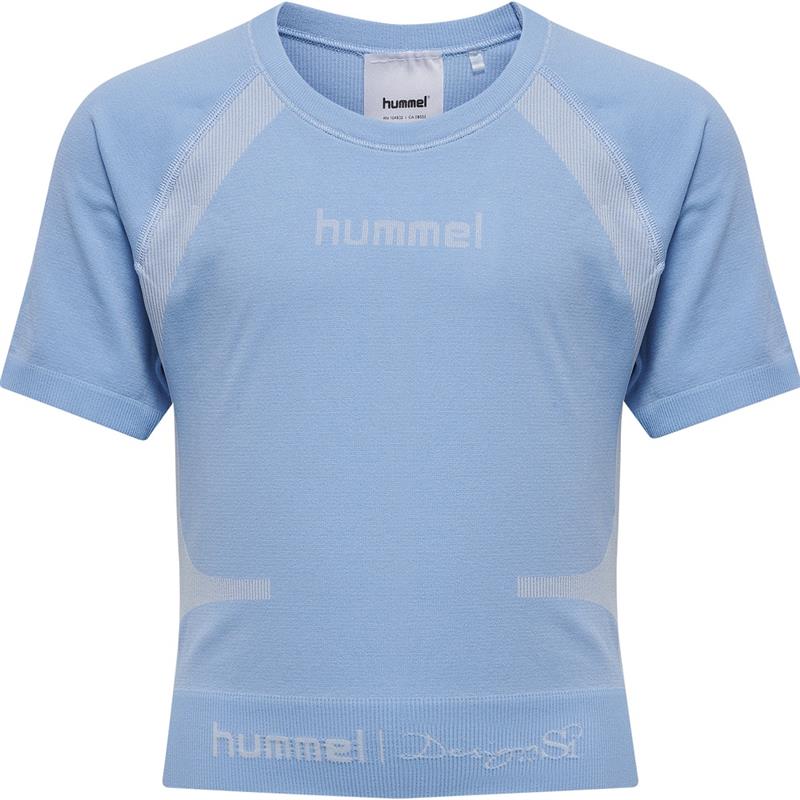 Hummel seamless trænings t-shirt blå