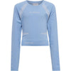 Hummel seamless langærmet t-shirt blå