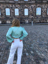 Alvida satin bluse - Mintgrøn