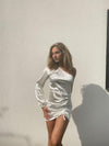 Stephanie one shoulder kjole - Hvid