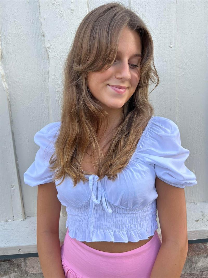 Felicia Brundin top - hvid