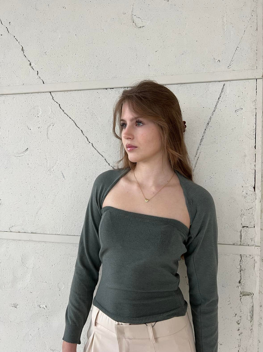 Fanny bolero -  kaki