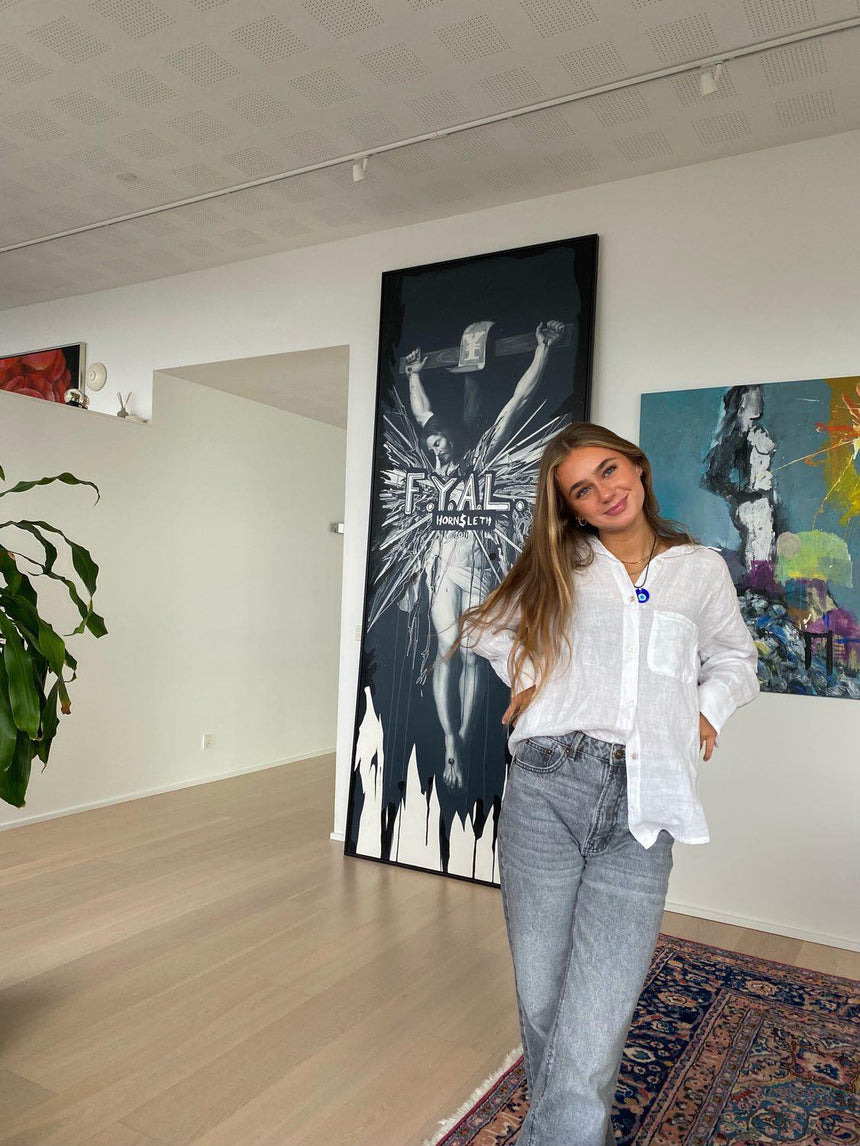 Lovisa hør skjorte hvid