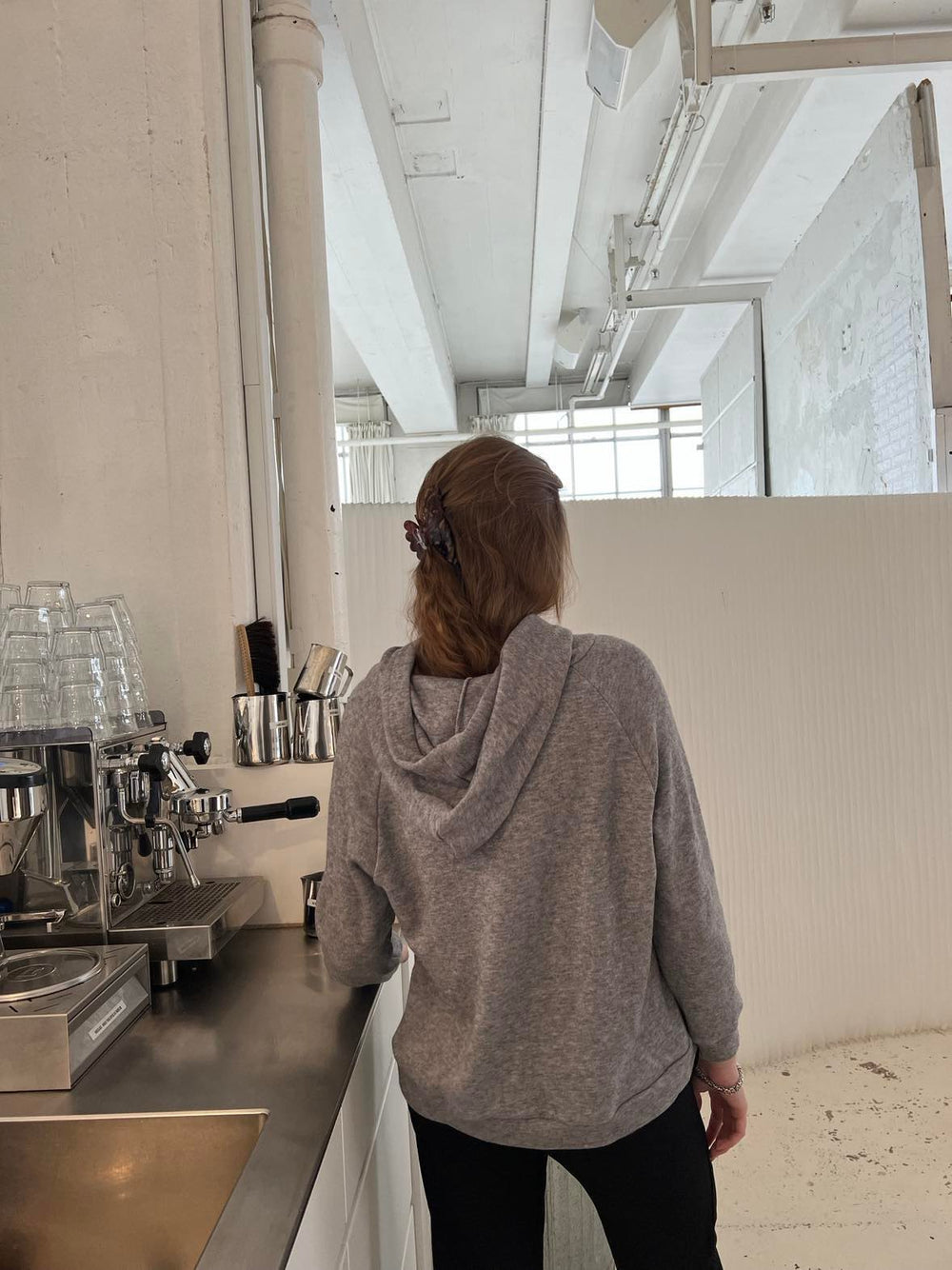 Dianna hoodie mørkegrå