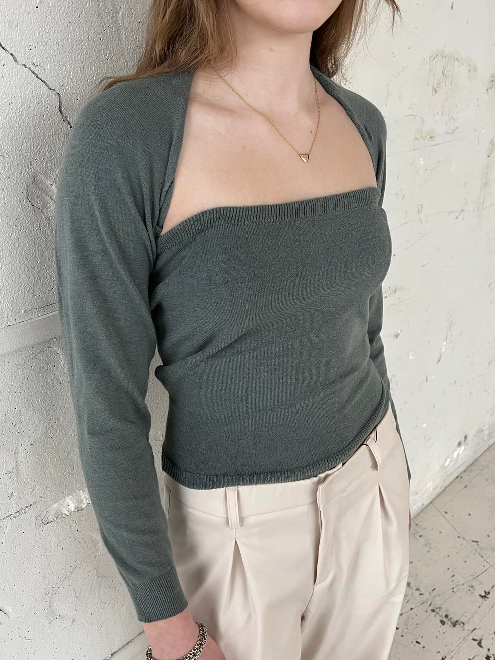 Fanny bolero -  kaki