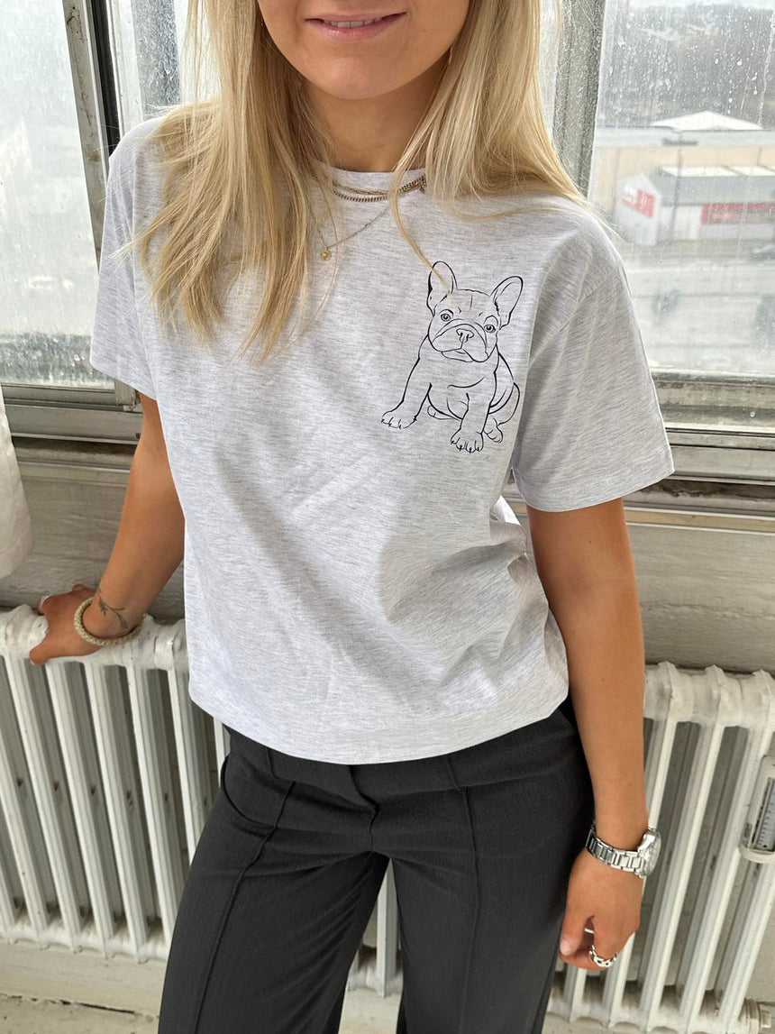 Fransk bulldog t-shirt