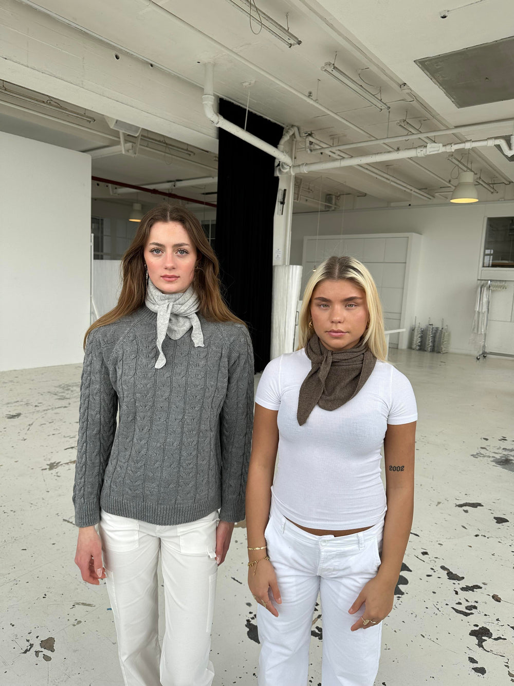 Mini scarf - Grå