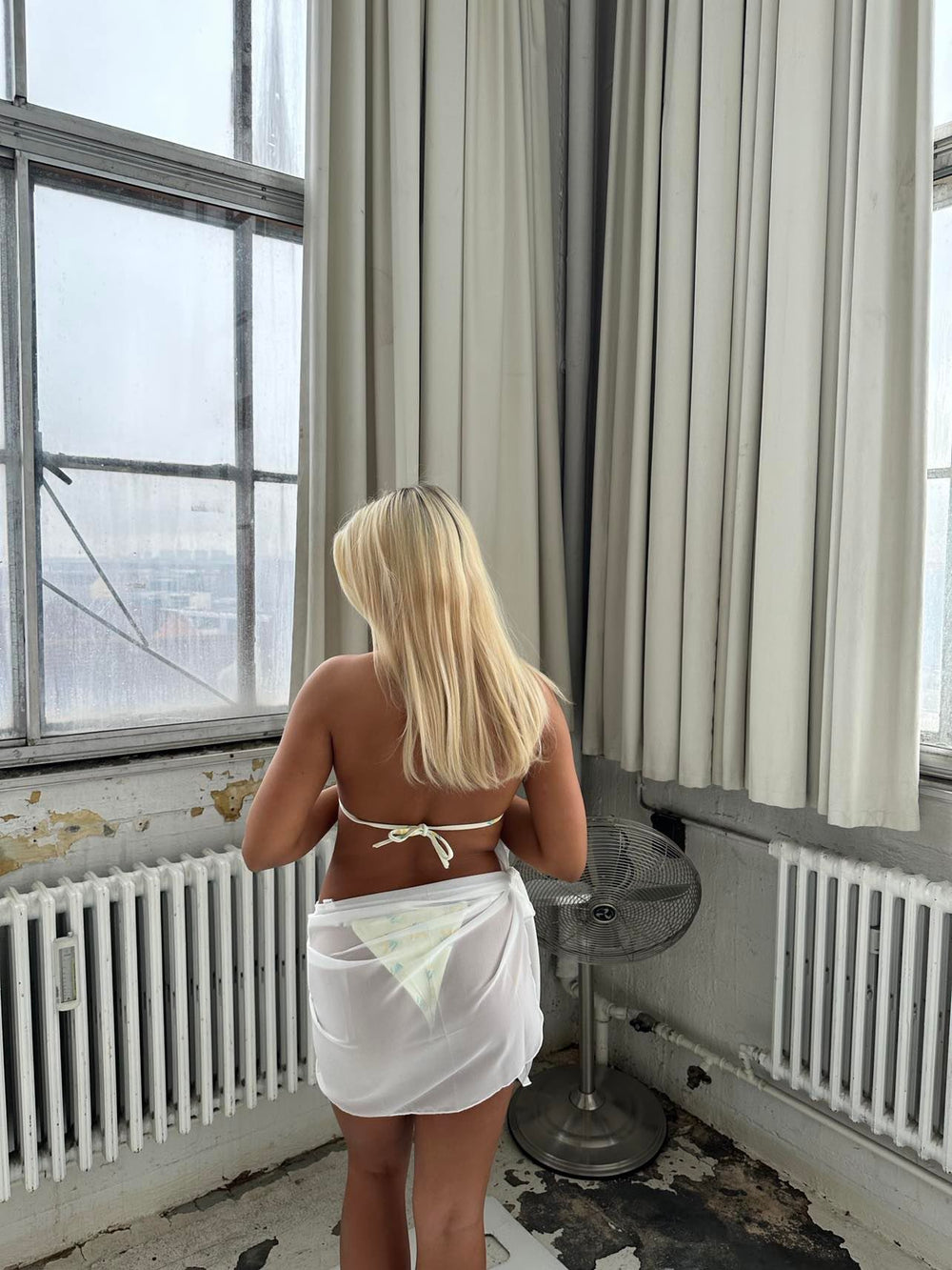 Miloua sarong - hvid