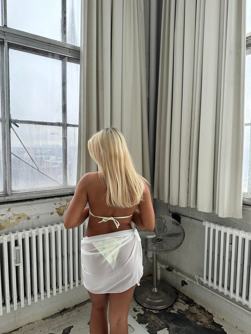 Miloua sarong - hvid