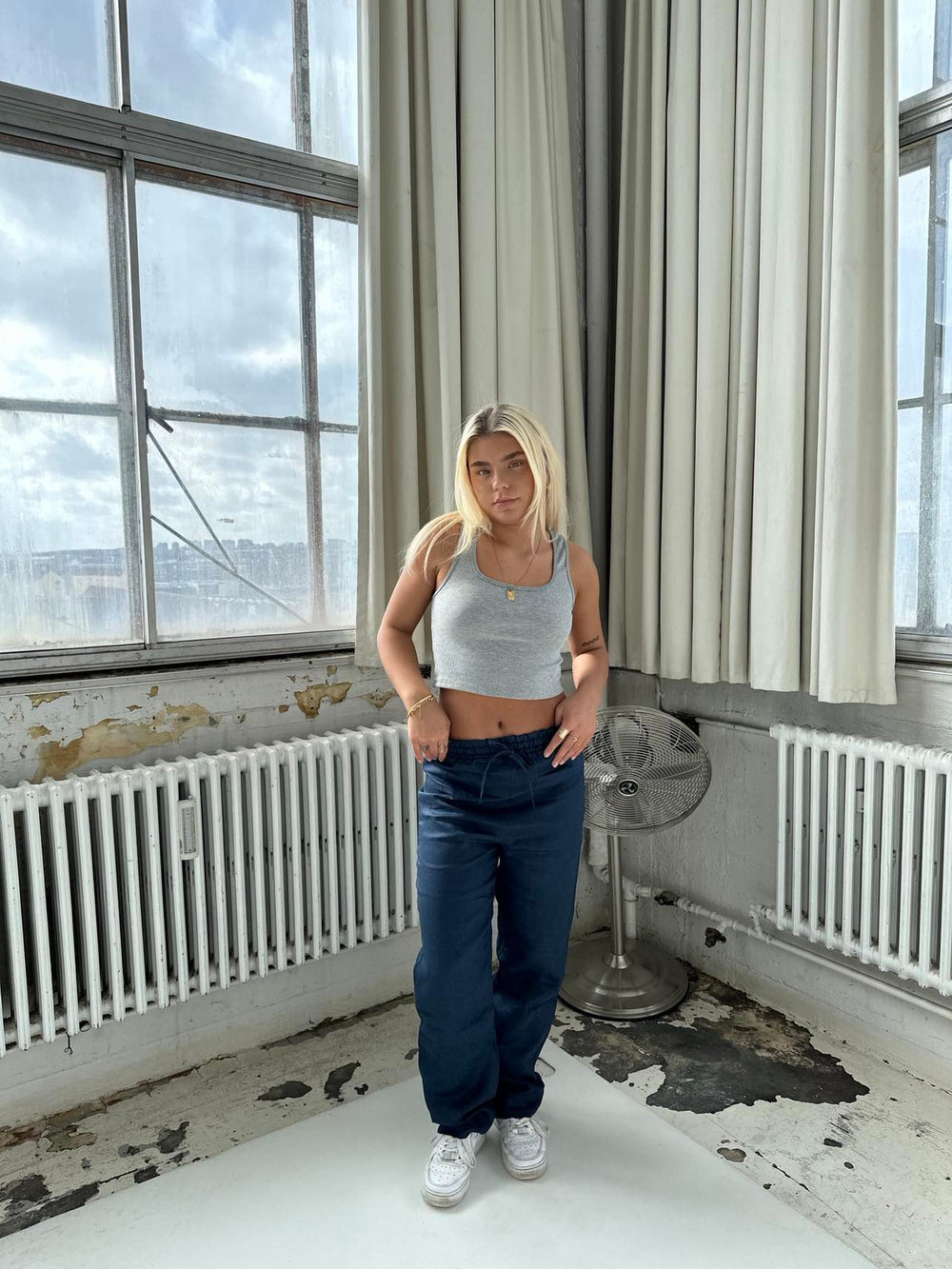 Emilia top - grå