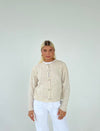 Cilla strikket cardigan - Beige