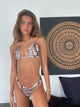 Agata bikini - Brun/off white