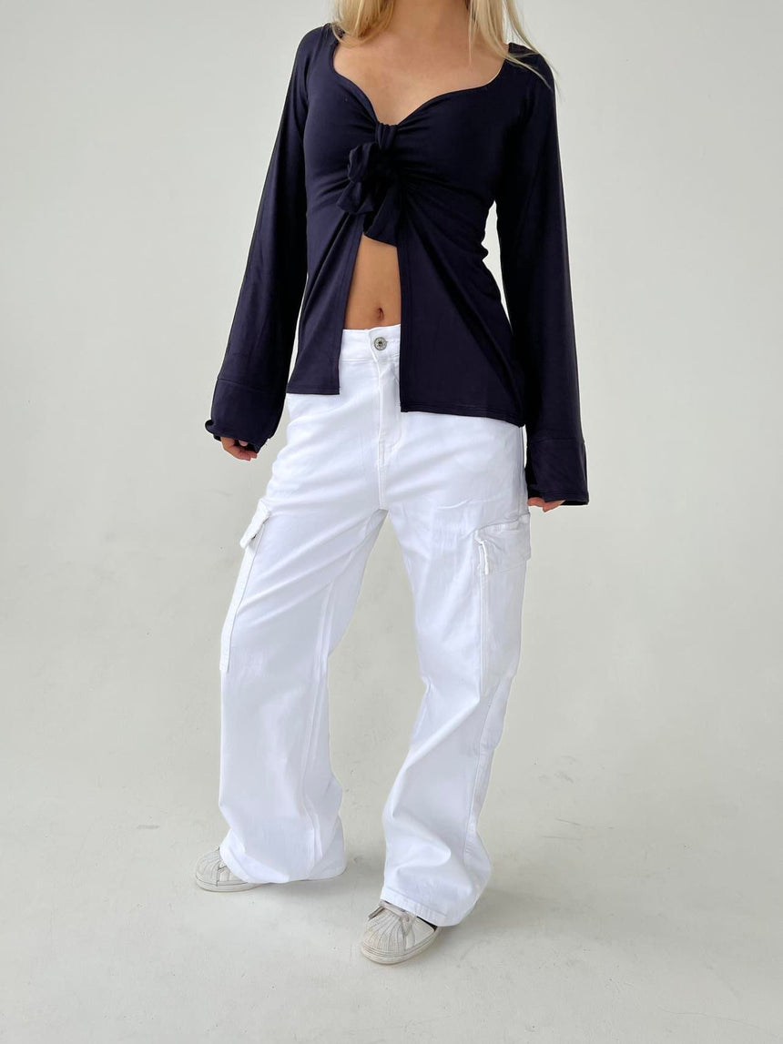 Clara cargo bukser - Off white