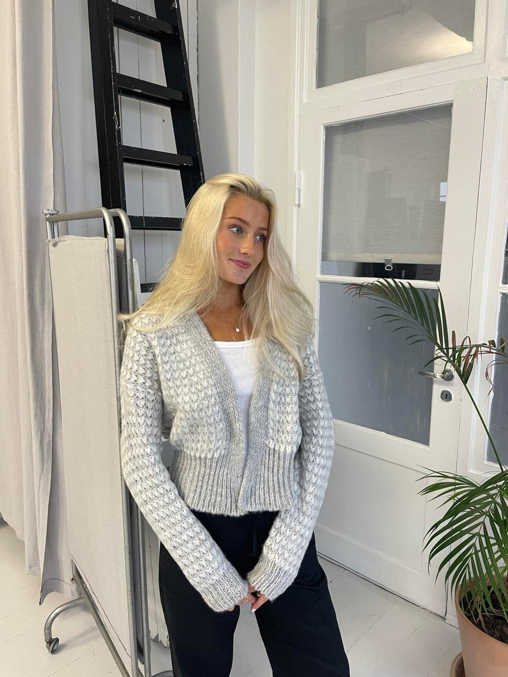 Silja cardigan grå