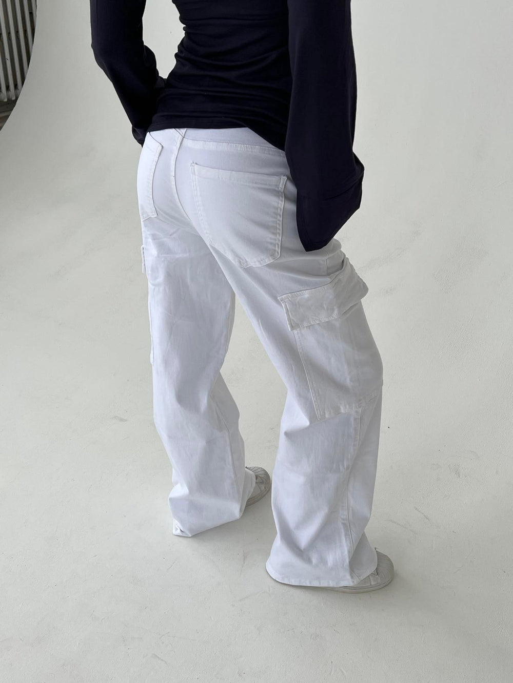 Clara cargo bukser - Off white