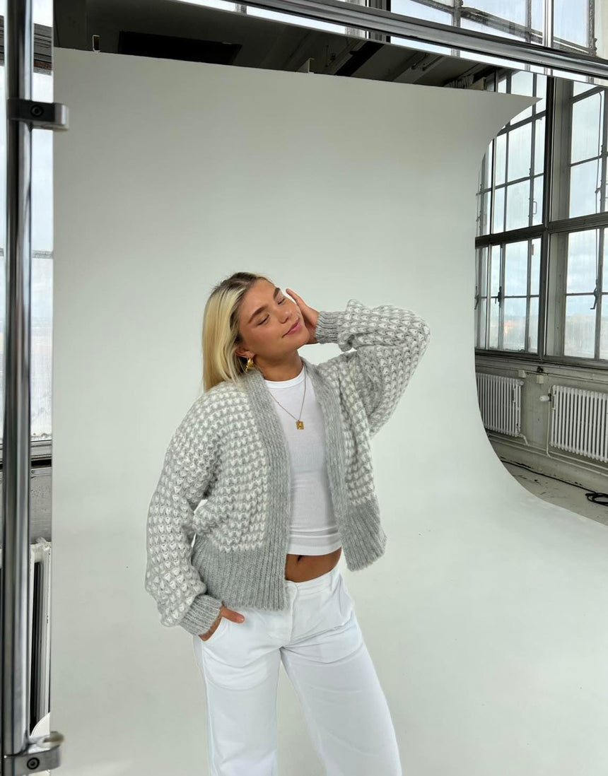 Silja cardigan grå