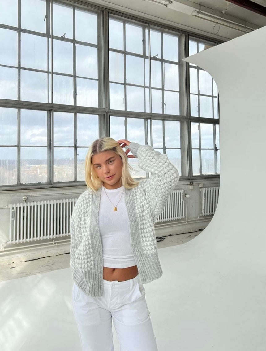Silja cardigan grå