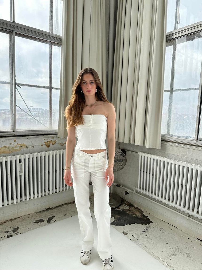 Diana bukser - off white