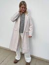 Paisley frakke off white/hvid