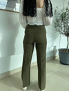 Classic wide bukser kaki