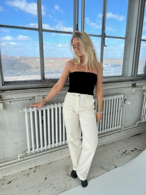Inge crop top - Sort