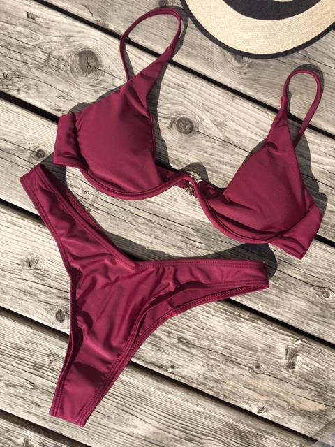 Kanvas bikini bordeaux