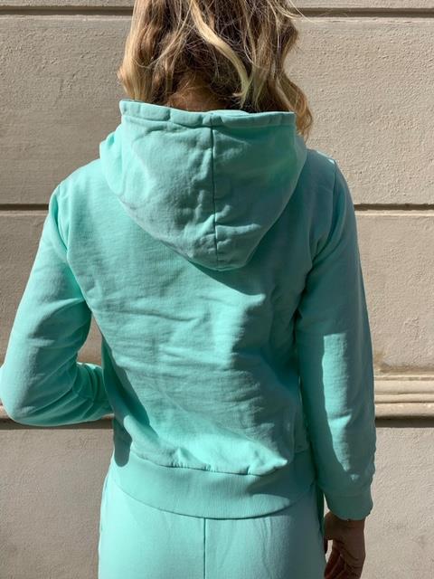 Kylie hoodie mint blå