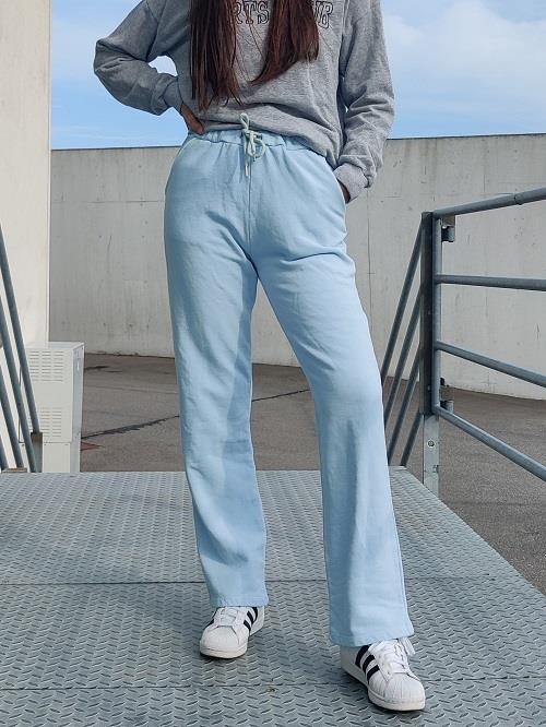 College sweatpants - lyseblå